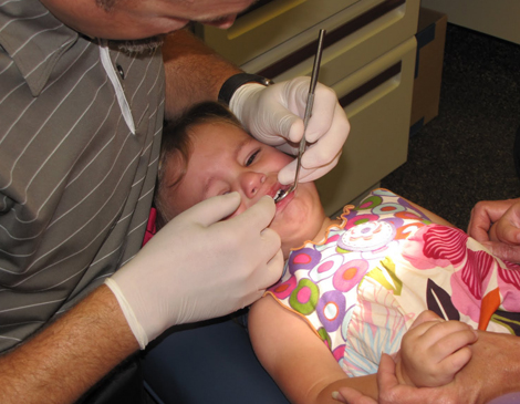 paediatric dentist